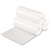 GEN High-Density Can Liners, 16 gal, 7 mic, 24" x 31", Natural, Perforated Roll, 50 Bags/Roll, 20 Rolls/Carton (243108)
