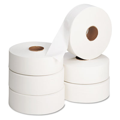 Georgia Pacific Professional Jumbo Roll Bath Tissue, Septic Safe, 2 Ply, White, 2000 ft, 6 Rolls/Carton (13102)