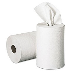 Georgia Pacific Professional Pacific Blue Basic Recycled Paper Towel Roll, 1-Ply, 7.88" x 350 ft, White, 12 Rolls/Carton (28706)