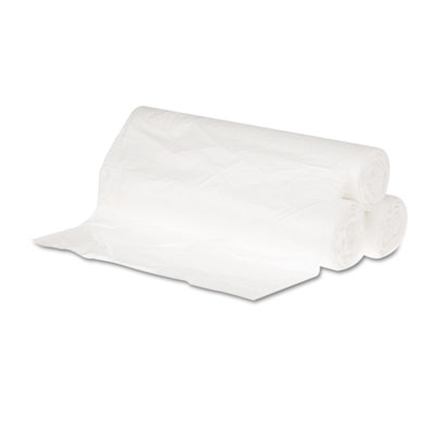 GEN High Density Can Liners, 10 gal, 6 microns, 24" x 23", Natural, 1,000/Carton (GEN242306)
