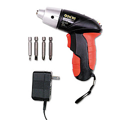 Great Neck 4.8v Cordless Screwdriver, 4 Bits, 200rpm (80129)