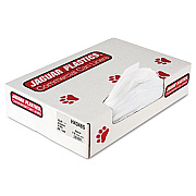Jaguar Plastics INDUSTRIAL STRENGTH COMMERCIAL CAN LINERS FLAT PACK, 56 GAL, 16 MICRONS, 43" X 48", NATURAL, 200/CARTON (JAGH4348S)
