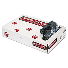 Jaguar Plastics INDUSTRIAL STRENGTH LOW-DENSITY COMMERCIAL CAN LINERS, 10 GAL, 0.35 MIL, 24" X 23", BLACK, 500/CARTON (JAGL2423L)