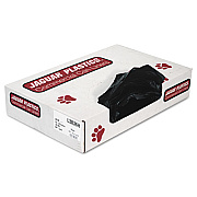 Jaguar Plastics INDUSTRIAL STRENGTH LOW-DENSITY COMMERCIAL CAN LINERS, 30 GAL, 0.65 MIL, 30" X 36", BLACK, 200/CARTON (JAGL3036H)