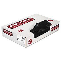 Jaguar Plastics INDUSTRIAL STRENGTH LOW-DENSITY COMMERCIAL CAN LINERS, 30 GAL, 0.65 MIL, 30" X 36", BLACK, 200/CARTON (JAGL3036H)