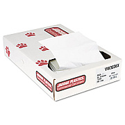 Jaguar Plastics INDUSTRIAL STRENGTH LOW-DENSITY COMMERCIAL CAN LINERS, 30 GAL, 0.7 MIL, 30" X 36", WHITE, 200/CARTON (JAGVW3036X)