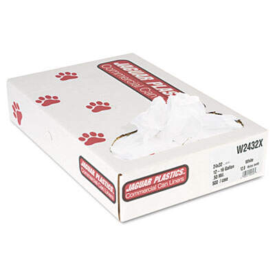 Jaguar Plastics W2432X Linear Low Density Industrial Can Liners