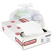 Jaguar Plastics INDUSTRIAL STRENGTH LOW-DENSITY COMMERCIAL CAN LINERS, 33 GAL, 0.9 MIL, 33" X 39", WHITE, 100/CARTON (JAGW3339X)