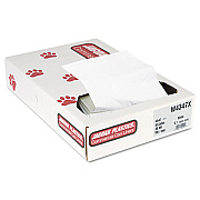 Jaguar Plastics INDUSTRIAL STRENGTH LOW-DENSITY COMMERCIAL CAN LINERS, 56 GAL, 0.9 MIL, 43" X 47", WHITE, 100/CARTON (JAGW4347X)
