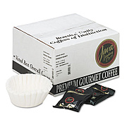 Distant Lands Coffee Coffee Portion Packs, 1.5oz Packs, French Roast, 42/Carton (308042)