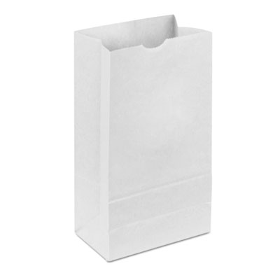 Bagcraft Dubl Wax SOS Bakery Bags, 6" x 11", White, 1,000/Carton (300296)
