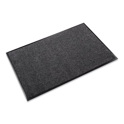 Crown EcoStep Wiper Mat, Rectangular, Charcoal Gray Cut Pile Surface, 36" x 10 ft (ET0310CH)