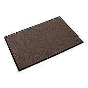 Crown Rely-On Olefin Indoor Wiper Mat, Rectangular, Charcoal Gray Cut Pile Surface, 36" x 10 ft (GS0310CH)