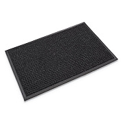 Crown Super-Soaker Wiper Mat with Gripper Bottom, Polypropylene, 36 x 60, Charcoal (SSR035CH)