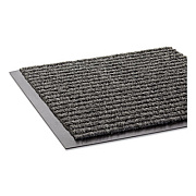 Crown Needle-Rib Wiper/Scraper Mat, Rectangular, Gray Ribbed Surface, 36" x 60" (NR0035GY)