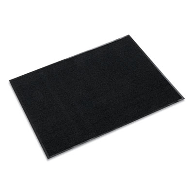 Crown Jasper Indoor/Outdoor Scraper Mat, Black Cut Pile Nylon Surface, 36" x 60" (JS0035BK)
