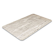 Crown Cushion-Step Marbleized Rubber Mat, Rectangular, Gray Smooth Surface, 36" x 72" (CU3672GY)