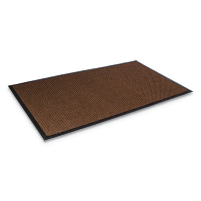 Crown Super-Soaker Wiper Mat with Gripper Bottom, Polypropylene, 36 x 60, Dark Brown (SSR035DB)