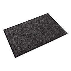 Crown Fore-Runner Outdoor Scraper Mat, Gray Loop-Twist Ribbed Polypropylene Surface, 36" x 60" (FN0035GY)