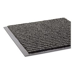 Crown Needle-Rib Wiper/Scraper Mat, Rectangular, Gray Ribbed Surface, 48" x 72" (NR0046GY)