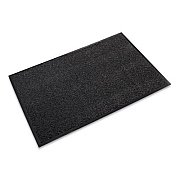 Crown Dust-Star Microfiber Wiper Mat, Rectangular, Charcoal Gray Carpeted Surface, 36" x 10 ft (DS0310CH)