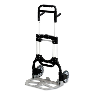Safco Stow-Away Heavy-Duty Hand Truck, 500 lb Capacity, 23 x 24 x 50, Aluminum (4055NC)