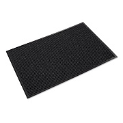 Crown Needle-Rib Wiper/Scraper Mat, Rectangular, Charcoal Gray Ribbed Surface, 36" x 60" (NR0035CH)