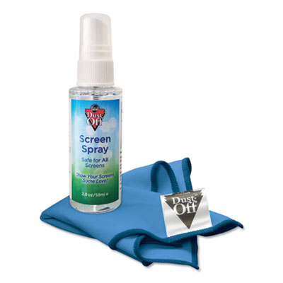 Dust-Off Laptop Computer Cleaning Kit, 50 mL Spray/Microfiber Cloth (DPTC)