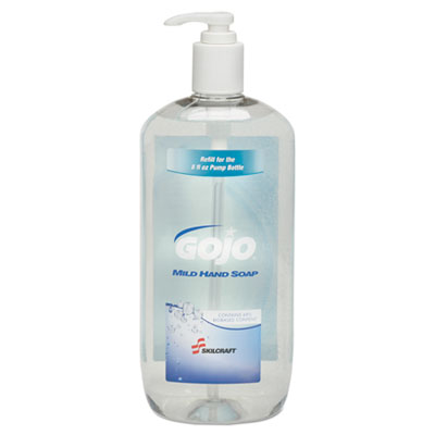 AbilityOne 8520016602068, SKILCRAFT, GOJO MILD HAND SOAP, FRUITY FLORAL, 8 OZ BOTTLE, 12/CARTON