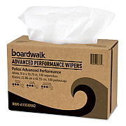 Boardwalk Advanced Performance Wipers, 9 x 16.75, White, 100/Dispenser Pack, 10 Dispenser Packs/Carton (A105IDW2)