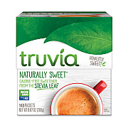 Truvia Natural Sugar Substitute, 0.12 oz Packet, 140/Box (8845)