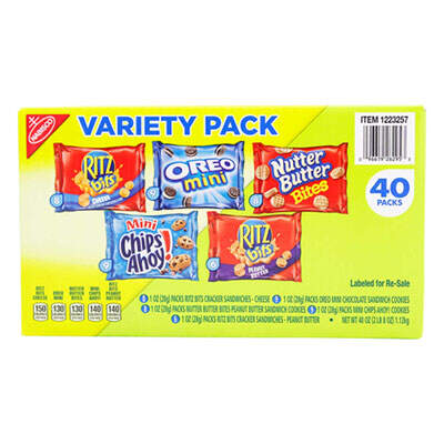 Nabisco 1284253 Mini Snack Packs