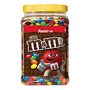 M & M's MILK CHOCOLATE WITH CANDY COATING, 62 OZ TUB (1207605)