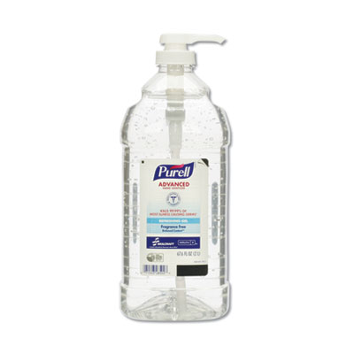 AbilityOne 8520015793825, SKILCRAFT, PURELL Gel Hand Sanitizer, 2 L Bottle, 4/Box