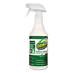 OdoBan RTU Odor Eliminator and Disinfectant, Eucalyptus Scent, 32 oz Spray Bottle (910062QC12)