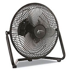 Alera 9" Personal Cooling Fan, 3 Speed, Black (ALEFAN093)