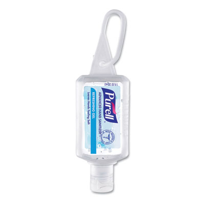 PURELL Advanced Hand Sanitizer Refreshing Gel, 1 oz Flip-Cap Bottle with Jelly Wrap Carrier, Clean Scent, 36/Carton (390036WRP)