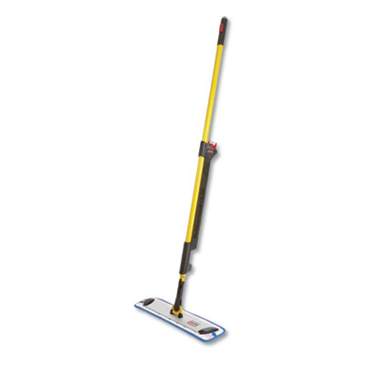 Rubbermaid Commercial HYGEN Pulse Microfiber Spray Mop System, 17" Microfiber Head, 52" Yellow Plastic Handle (1835528)