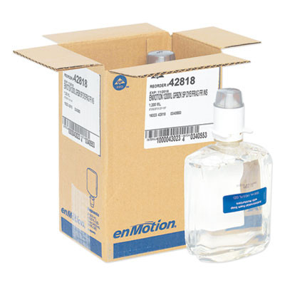 Georgia Pacific Professional GP enMotion Automated Touchless Antimicrobial Foam Soap Refill, Unscented, 1,200 mL, 2/Carton (42818)