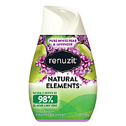 Renuzit ADJUSTABLES AIR FRESHENER, PURE WHITE PEAR AND LAVENDER, 7 OZ CONE (05362EA)