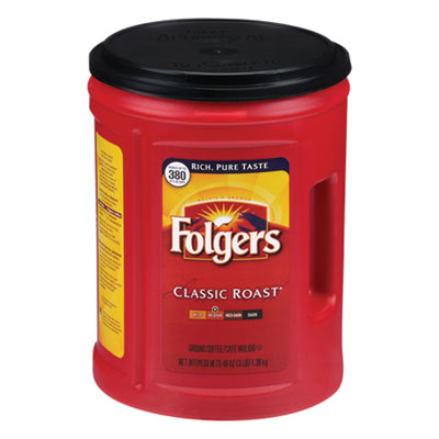 Folgers Coffee, Classic Roast, 48 Oz Canister, 210/pallet (0529CPL)