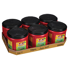 Folgers Coffee, Simply Smooth, 31.1 oz Canister, 6/Carton (20513CT)