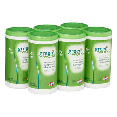 Green Works 30380CT Compostable Cleaning Wipes