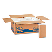 Georgia Pacific Professional Pacific Blue Basic M-Fold Paper Towels, 1-Ply, 9.2 x 9.4, White, 250/Pack, 16 Packs/Carton (24590)