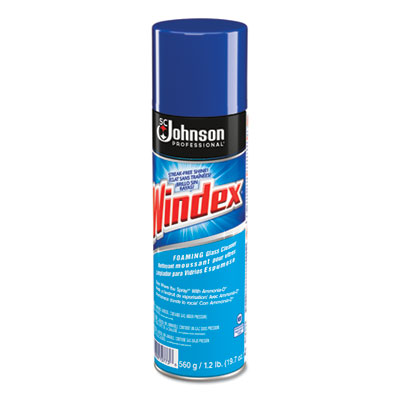 Windex GLASS CLEANER WITH AMMONIA-D, 20OZ AEROSOL, 12/CARTON (696501)