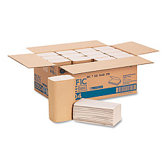 Georgia Pacific Professional Pacific Blue Basic S-Fold Paper Towels, 1-Ply, 10.25 x 9.25, Brown, 250/Pack, 16 Packs/Carton (23504)