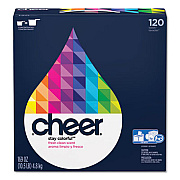 Cheer POWDER LAUNDRY DETERGENT, FRESH CLEAN SCENT, 169 OZ BOX, 2/CARTON (84929)
