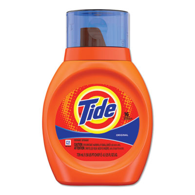 Tide Liquid Laundry Detergent, Original, 25 oz Bottle, 6/Each (13875CT)
