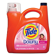 Tide Touch Of Downy Liquid Laundry Detergent, April Fresh, 138 Oz Bottle, 4/carton (87456)
