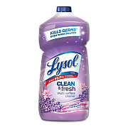 LYSOL Brand CLEAN AND FRESH MULTI-SURFACE CLEANER, LAVENDER AND ORCHID ESSENCE, 40 OZ BOTTLE, 9/CARTON (78631)